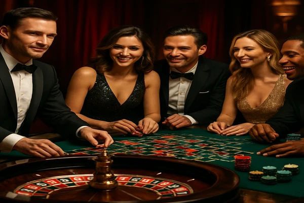 সরাসরি টেবিল খেলার পরিবেশে ডিলারের উপস্থিতি